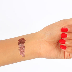 Swatch of Creamy Glitter 06-MISTY PINK