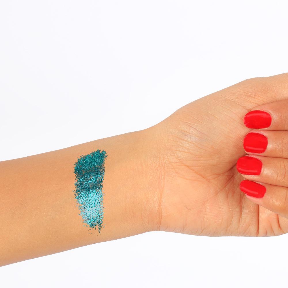 Swatch of Creamy Glitter 08-MARINE BLUE