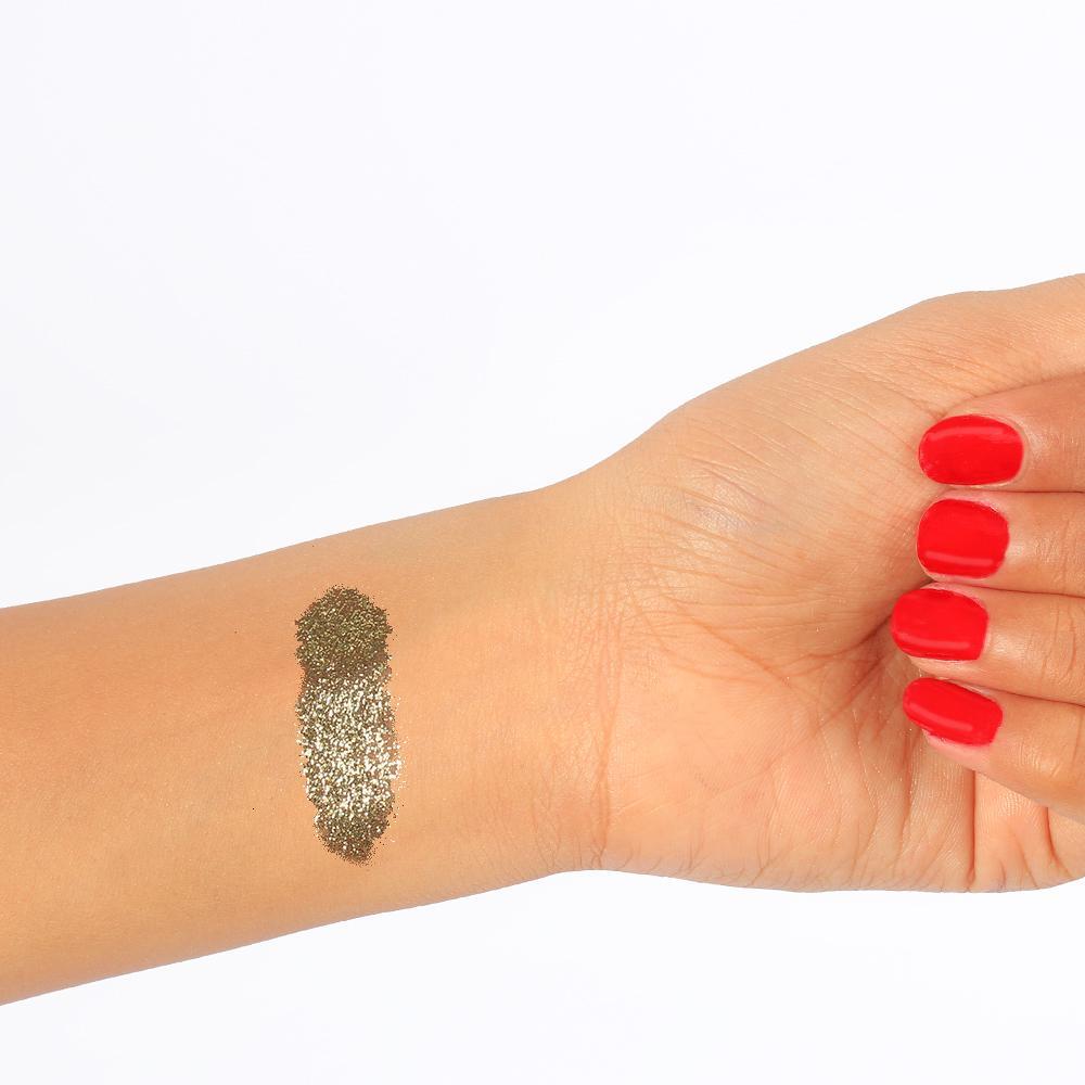 Swatch of Creamy Glitter 11-GOLDEN