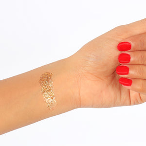 Swatch of Glitter Dust copperGold-108
