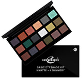 18 Different colors of eye shades